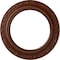 Ekena Millwork Andrea Ceiling Medallion (Fits Canopies up to 8"), 12"OD x 8"ID x 1/2"P, Burnished Mahogany Crackle CM12ADBMC - alternate 1